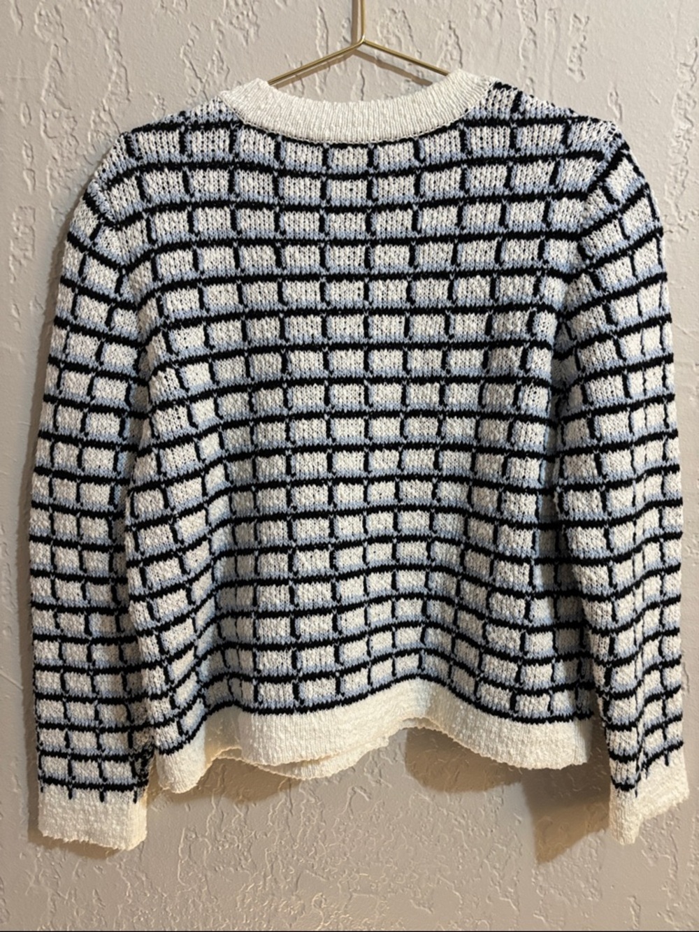 VERONICA BEARD Lavigne Check Knit Jacket - Picture 3 of 8